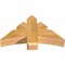 Ekena Millwork Alberta Rough Sawn Timber Gable Bracket, Western Red Cedar, 36"W x 21"H x 6"D x 6"F, 14/12 Pitch GBW036X21X0606ALB00RWR - alternate 4